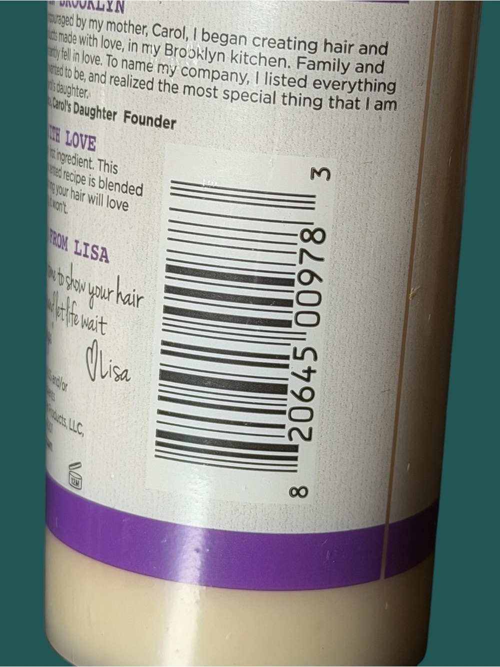 Black Vanilla Luscious Moisture Conditioner - 8.5 fl. oz. SEALED! - Picture 4 of 8